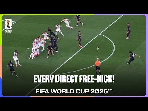 Every Direct Free-Kick Goal Scored At The 2026 FIFA World Cup!