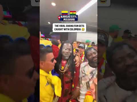 After Colombia's win, this Ghana fan joined the celebration 🇨🇴🇬🇭